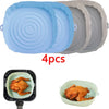 4pcs Silicone Air Fryer Basket Baking Liner/Tray