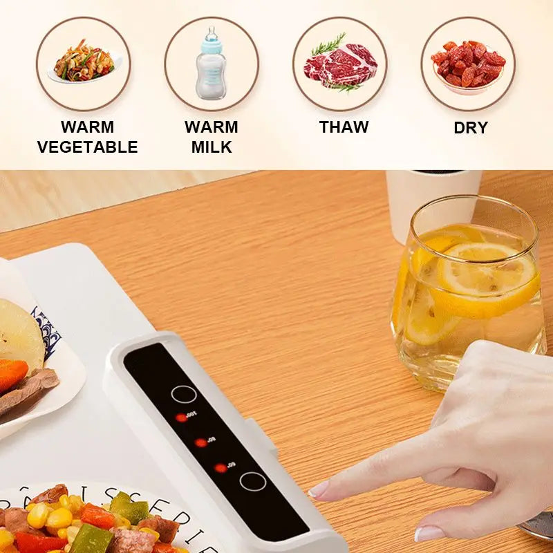 Electric Warming Tray with Adjustable Temperature